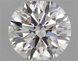 Foto Diamante Natural 0.42 quilates, Redondo , Color L, claridad VVS2 y certificado GIA de