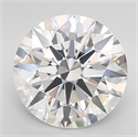 Lab Grown Diamond 5.54 Carats, Round with Ideal Cut, E Color, VVS2 Clarity and Certified by IGI