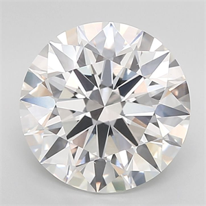 Picture of Lab Grown Diamond 5.54 Carats, Round with Ideal Cut, E Color, VVS2 Clarity and Certified by IGI