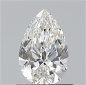 Diamante Natural 0.70 quilates, De pera , Color F, claridad VS1 y certificado GIA