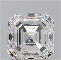 Natural Diamond 2.01 Carats, Asscher with  Cut, F Color, VS1 Clarity and Certified by GIA