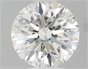Natural Diamond 0.76 Carats, Round with Excellent Cut, J Color, VVS2 Clarity and Certified by GIA