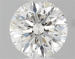 Picture of Natural Diamond 0.76 Carats, Round with Excellent Cut, J Color, VVS2 Clarity and Certified by GIA