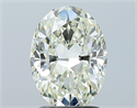Natural Diamond 2.01 Carats, Oval with  Cut, L Color, SI2 Clarity and Certified by GIA