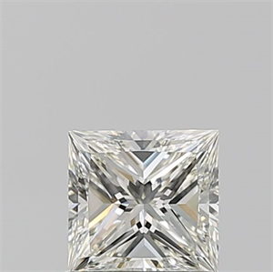Picture of Natural Diamond 0.85 Carats, Princess with  Cut, I Color, IF Clarity and Certified by GIA