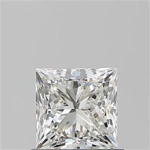 Picture of Natural Diamond 0.77 Carats, Princess with  Cut, J Color, VVS1 Clarity and Certified by GIA