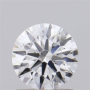 Picture of Lab Grown Diamond 0.83 Carats, Round with Ideal Cut, D Color, VVS2 Clarity and Certified by IGI