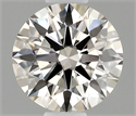 Diamante Natural 0.54 quilates, Redondo , Color J, claridad VVS2 y certificado IGI