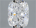 Diamante Natural 0.41 quilates, Del cojín , Color D, claridad VS1 y certificado GIA