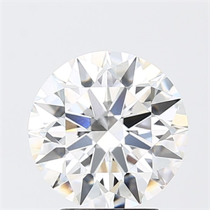 Picture of Lab Grown Diamond 3.09 Carats, Round with Ideal Cut, F Color, VVS2 Clarity and Certified by IGI