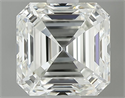 Natural Diamond 0.83 Carats, Asscher with  Cut, I Color, VVS2 Clarity and Certified by GIA