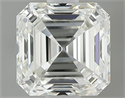Natural Diamond 0.83 Carats, Asscher with  Cut, I Color, VVS2 Clarity and Certified by GIA