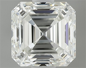Picture of Natural Diamond 0.83 Carats, Asscher with  Cut, I Color, VVS2 Clarity and Certified by GIA
