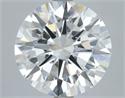 Lab Grown Diamond 4.00 Carats, Round with Ideal Cut, D Color, VS2 Clarity and Certified by IGI