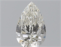 Natural Diamond 0.55 Carats, Pear with  Cut, H Color, VVS2 Clarity and Certified by GIA
