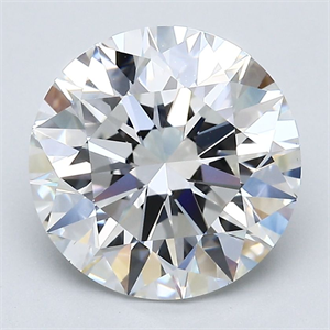 Foto Diamante Natural 4.26 quilates, Redondo , Color F, claridad VS1 y certificado GIA de