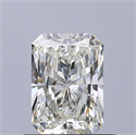 Natural Diamond 0.70 Carats, Radiant with  Cut, I Color, VVS1 Clarity and Certified by GIA