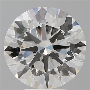 Picture of Lab Grown Diamond 5.60 Carats, Round with Ideal Cut, E Color, VVS2 Clarity and Certified by IGI