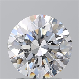 Foto Diamante Natural 2.06 quilates, Redondo , Color D, claridad SI2 y certificado GIA de