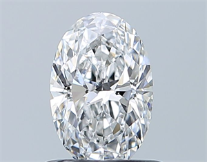 Foto Diamante Natural 0.70 quilates, Ovalado , Color E, claridad SI1 y certificado GIA de