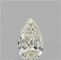 Natural Diamond 0.50 Carats, Pear with  Cut, J Color, VVS1 Clarity and Certified by GIA
