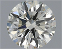 Diamante Natural 0.72 quilates, Redondo , Color K, claridad VVS2 y certificado IGI