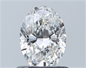 Natural Diamond 0.70 Carats, Oval with  Cut, E Color, VS2 Clarity and Certified by GIA