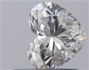 Natural Diamond 0.52 Carats, Heart with  Cut, I Color, VS2 Clarity and Certified by GIA