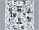 Diamante Natural 1.01 quilates, Princesa , Color E, claridad SI1 y certificado GIA