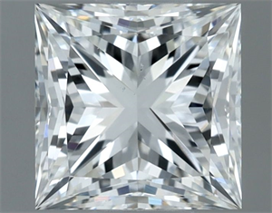 Picture of Natural Diamond 1.01 Carats, Princess with  Cut, G Color, VS2 Clarity and Certified by GIA