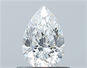 Diamante Natural 0.51 quilates, De pera , Color E, claridad VVS2 y certificado GIA