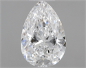 Diamante Natural 0.52 quilates, De pera , Color E, claridad VVS1 y certificado GIA
