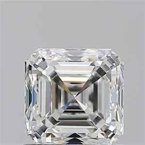 Foto Diamante Natural 1.01 quilates, Asscher , Color I, claridad VVS2 y certificado GIA de