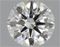 Natural Diamond 0.70 Carats, Round with Excellent Cut, L Color, SI1 Clarity and Certified by GIA