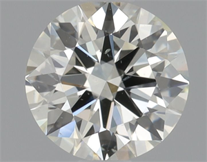 Picture of Natural Diamond 0.70 Carats, Round with Excellent Cut, L Color, SI1 Clarity and Certified by GIA