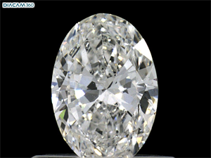 Foto Diamante Natural 0.50 quilates, Ovalado , Color F, claridad VS2 y certificado GIA de