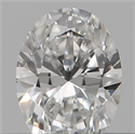 Natural Diamond 0.18 Carats, Oval with  Cut, F Color, VVS1 Clarity and Certified by GIA