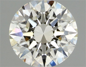 Picture of Natural Diamond 0.42 Carats, Round with Excellent Cut, J Color, VVS1 Clarity and Certified by GIA