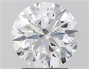 Lab Grown Diamond 2.23 Carats, Round with Ideal Cut, D Color, VS1 Clarity and Certified by IGI