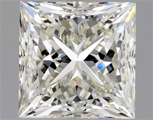 Picture of Natural Diamond 1.90 Carats, Princess with  Cut, J Color, VVS1 Clarity and Certified by GIA
