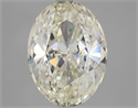 Diamante Natural 3.13 quilates, Ovalado , Color K, claridad SI2 y certificado HRD