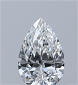 Natural Diamond 0.39 Carats, Pear with  Cut, E Color, VS2 Clarity and Certified by GIA
