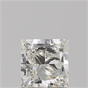 Natural Diamond 0.70 Carats, Princess with  Cut, I Color, VVS1 Clarity and Certified by GIA