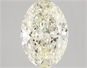 Natural Diamond 4.01 Carats, Oval with  Cut, J Color, SI1 Clarity and Certified by IGI