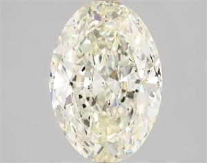 Picture of Natural Diamond 4.01 Carats, Oval with  Cut, J Color, SI1 Clarity and Certified by IGI