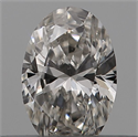 Natural Diamond 0.20 Carats, Oval with  Cut, H Color, VVS2 Clarity and Certified by IGI