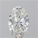 Natural Diamond 1.21 Carats, Oval with  Cut, G Color, VVS2 Clarity and Certified by GIA