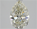 Natural Diamond 1.50 Carats, Pear with  Cut, K Color, VVS2 Clarity and Certified by GIA