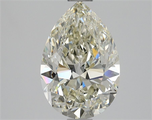 Picture of Natural Diamond 1.50 Carats, Pear with  Cut, K Color, VVS2 Clarity and Certified by GIA