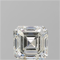 Natural Diamond 2.01 Carats, Asscher with  Cut, J Color, VVS1 Clarity and Certified by GIA